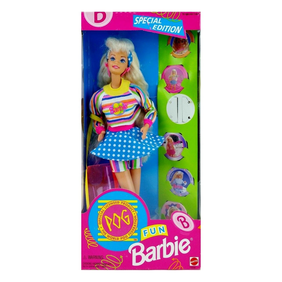 Mattel Barbie POG Fun Doll BobaKhan Toys Vintage and New