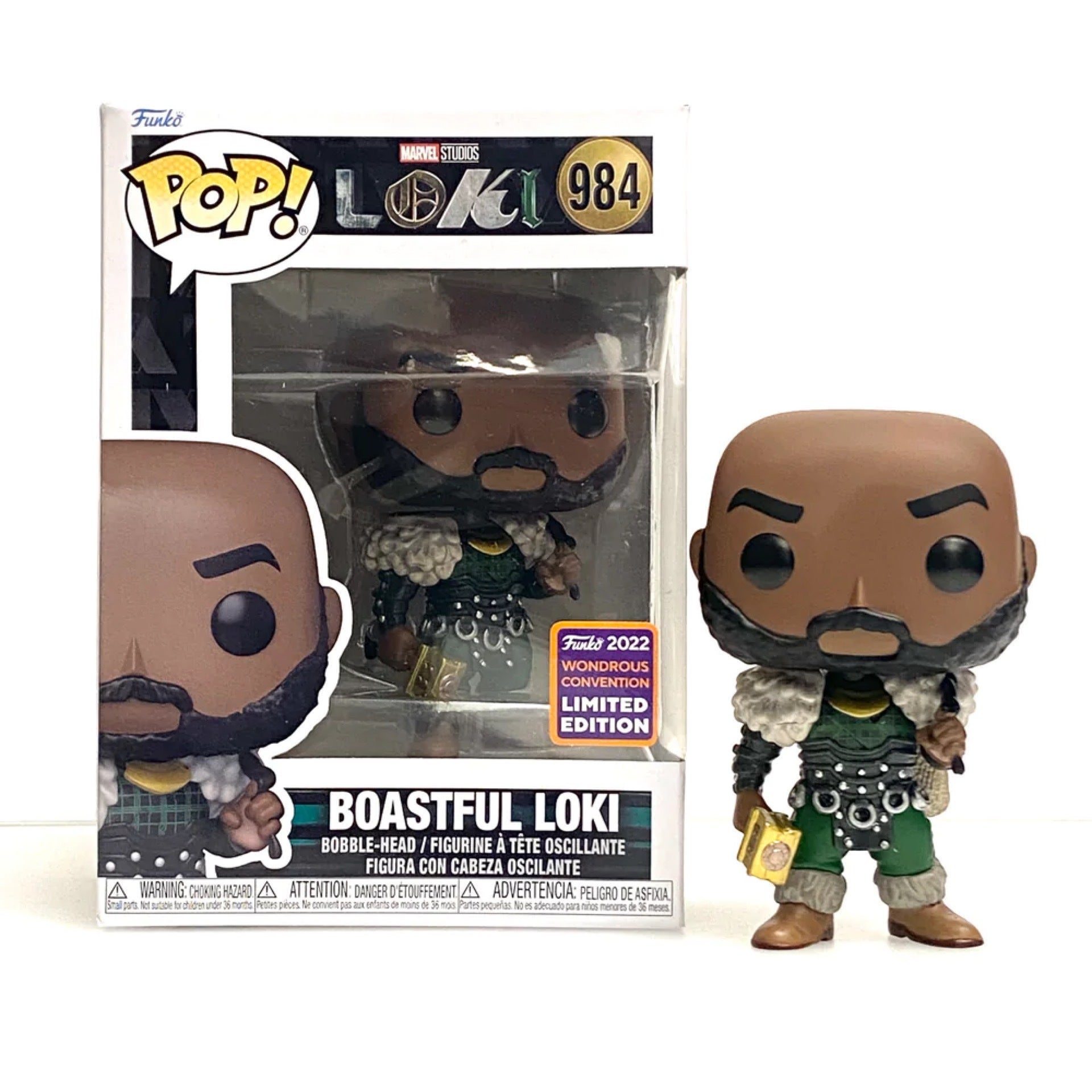 Funko Pop! Marvel Loki #984 Boastful Loki Exclusive Vinyl Figure  BobaKhan  Toys - Vintage and New Action Figures, Toys and Collectibles!
