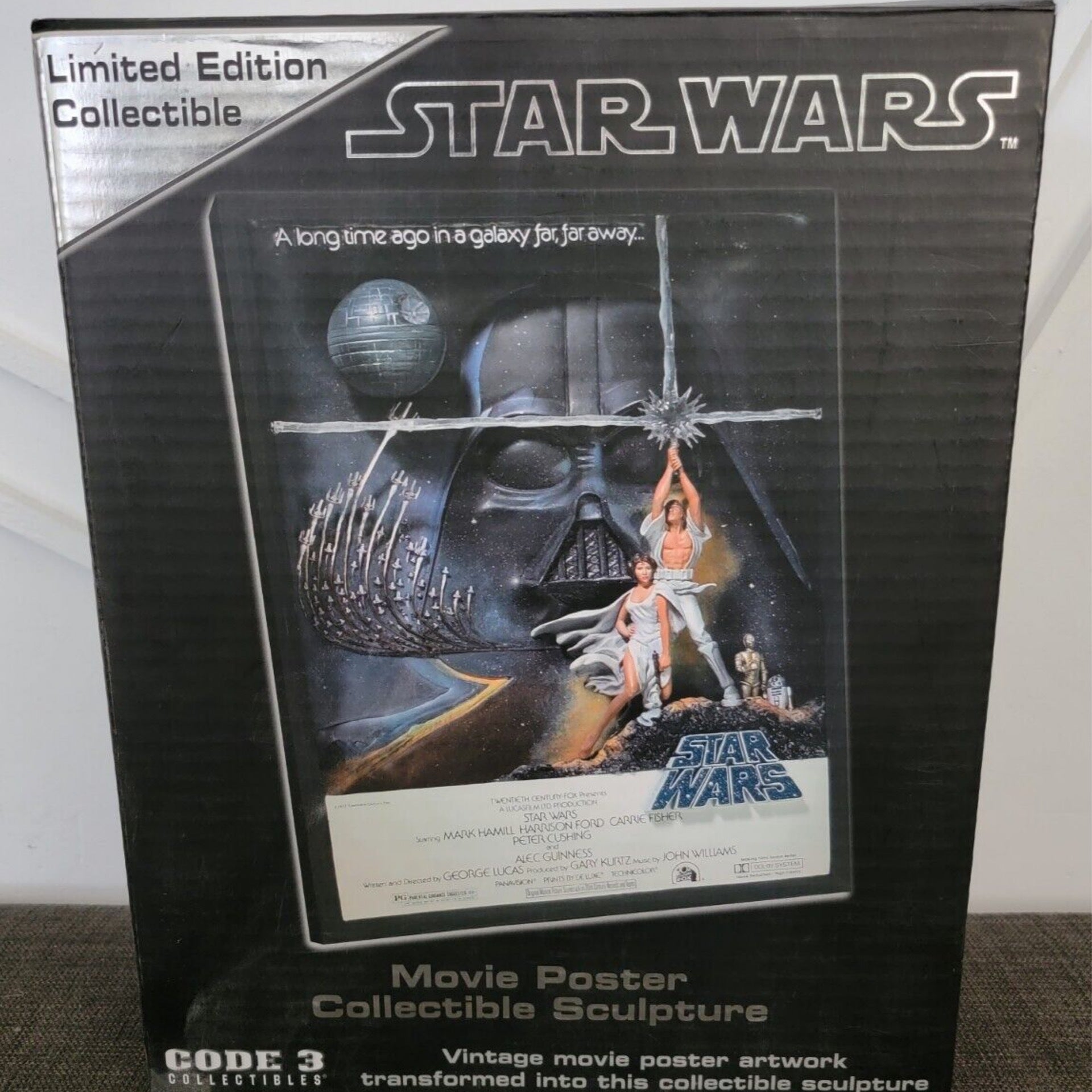 Code 3 Star Wars Movie Poster Sculpture A New Hope Style A