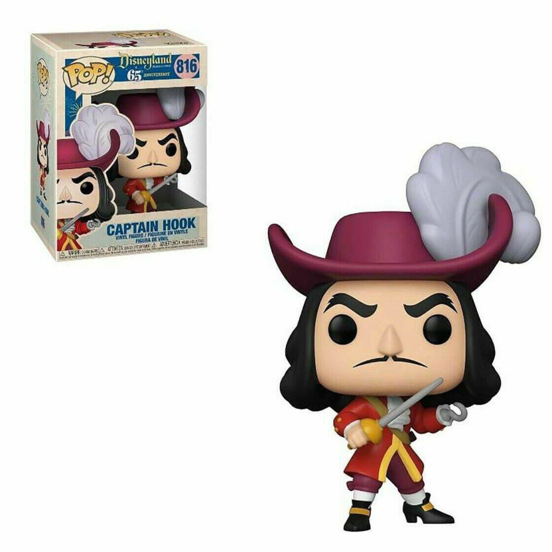 Funko POP Disney Villains #1081 Captain Hook Vinyl Figure  BobaKhan Toys -  Vintage and New Action Figures, Toys and Collectibles!
