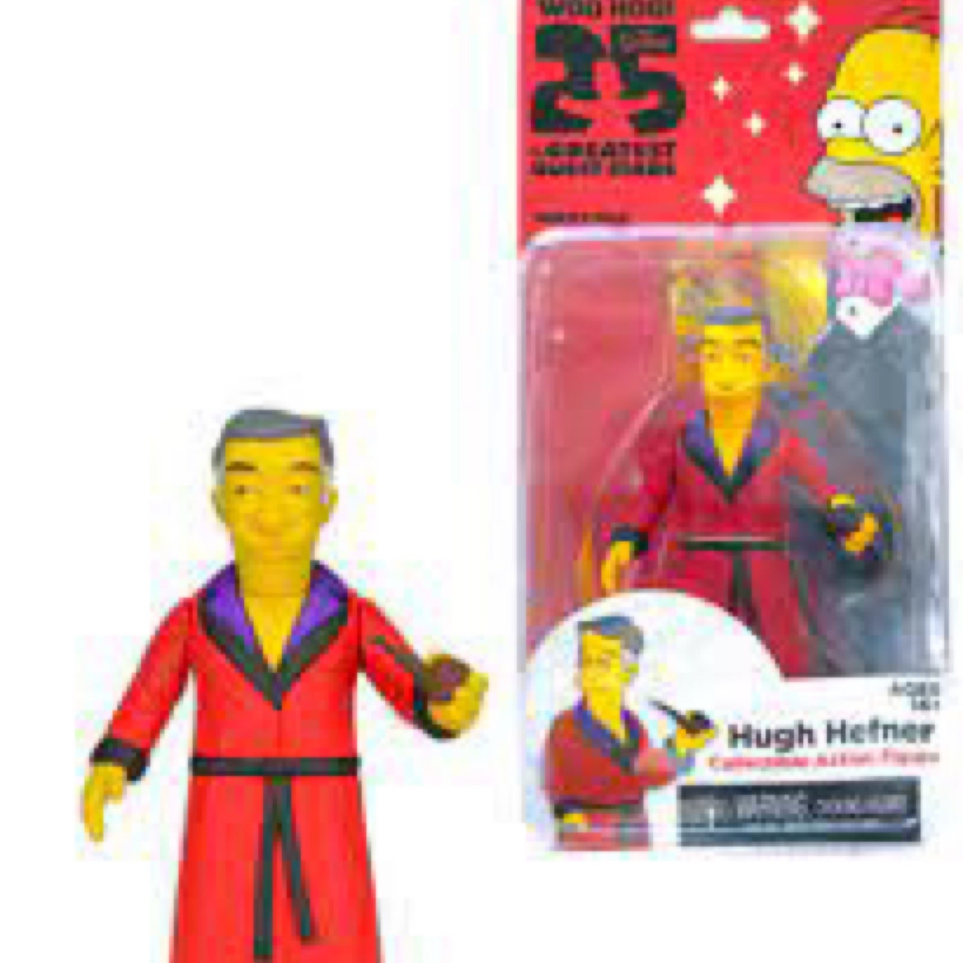 NECA The Simpsons 25 Of The Greatest Guest Stars Hugh Hefner