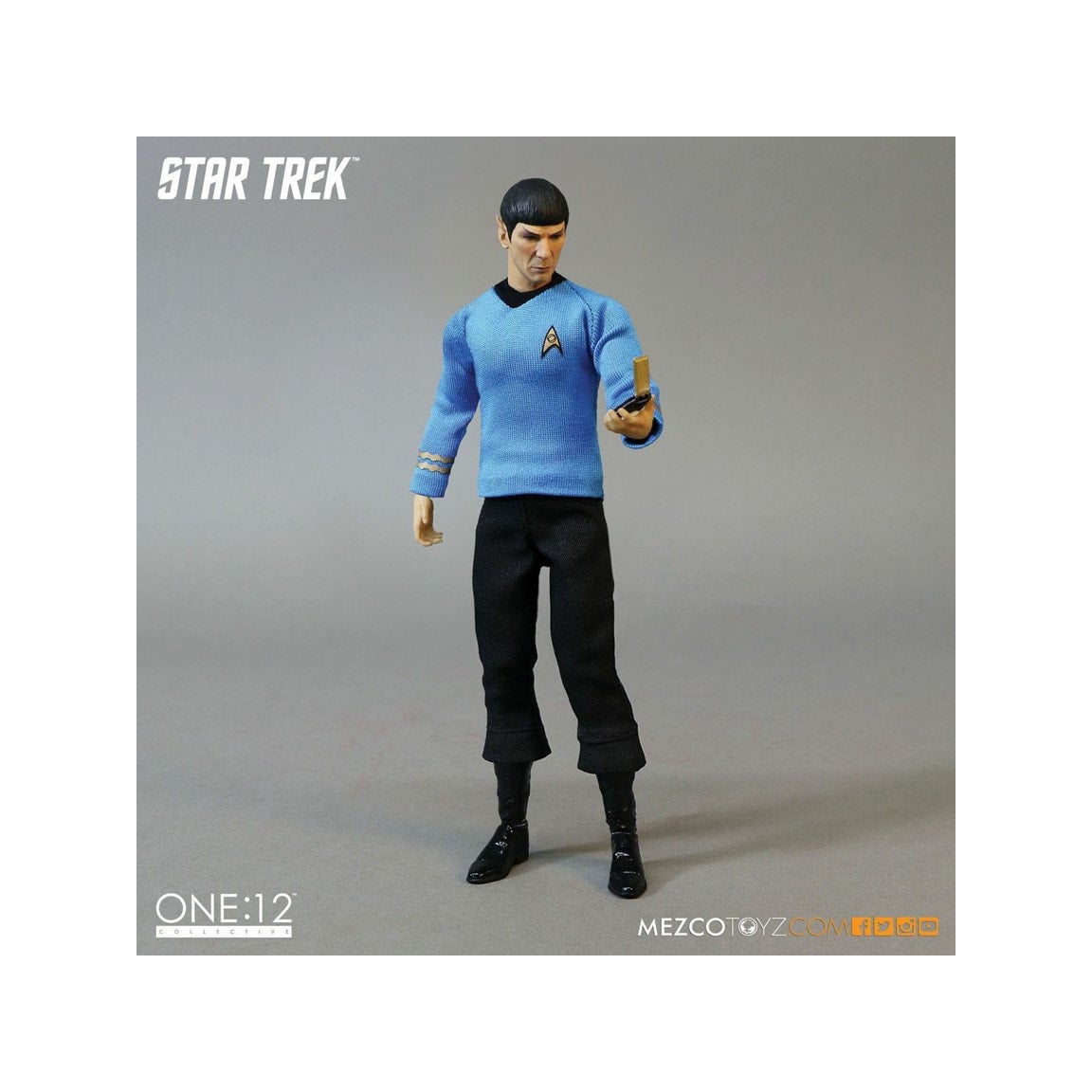Mezco Toyz Star Trek Mr. Spock Collectible Figure BobaKhan Toys